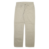 LEVI'S 514 Mens Trousers Beige Slim Straight W32 L32