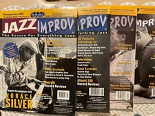 JAZZ IMPROV MAGAZINE VOL 2 / #1, #2, #3, #4 MINT - COMPLETE W/ ALL 4 CDs