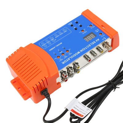 Convertitore AV A RF M69 - Modulatore VHF/UHF Con Uscita Regolabile, Per TV EU