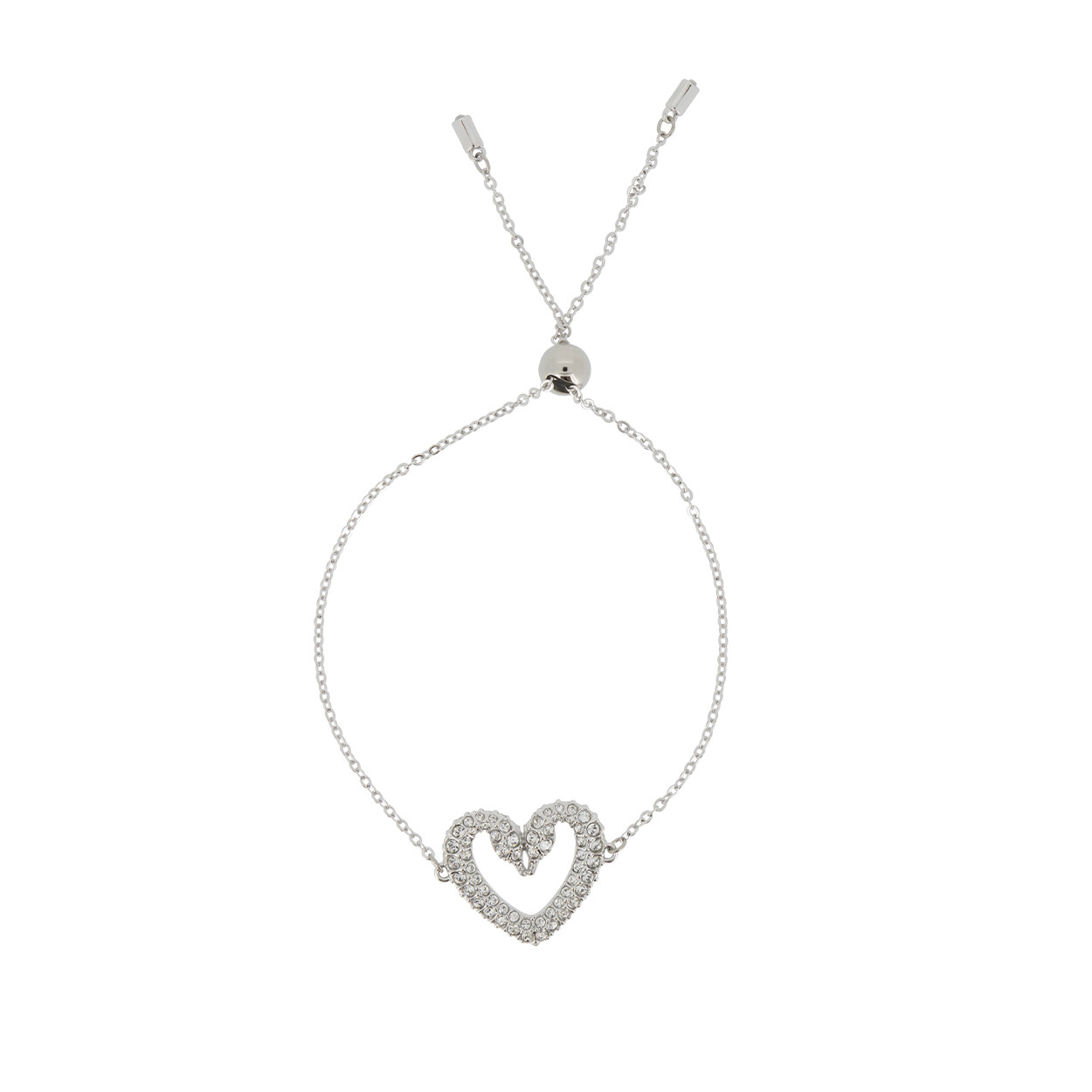 Нарукавная повязка Swarovski Rhodiniert Una Pave Herz Kristall 5625534