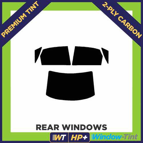 For Audi A4 4-door Saloon 01-07 Carbon Pre Cut Window Tint 35% Light 2-ply HP+ - Picture 2 of 10