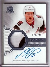  2016-17 The Cup #161 Lawson Crouse RC PATCH AUTO 027/249 - Arizona Coyotes