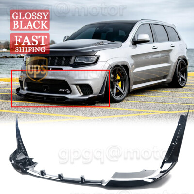 For Jeep Grand Cherokee SRT / Trackhawk 2017-2021 V4 Front Bumper Lip W/ Winglet