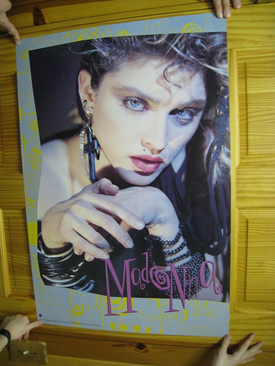 Madonna Poster Face Shot Early 80's | eBay Madonna Poster Face Shot Early 80's | eBay