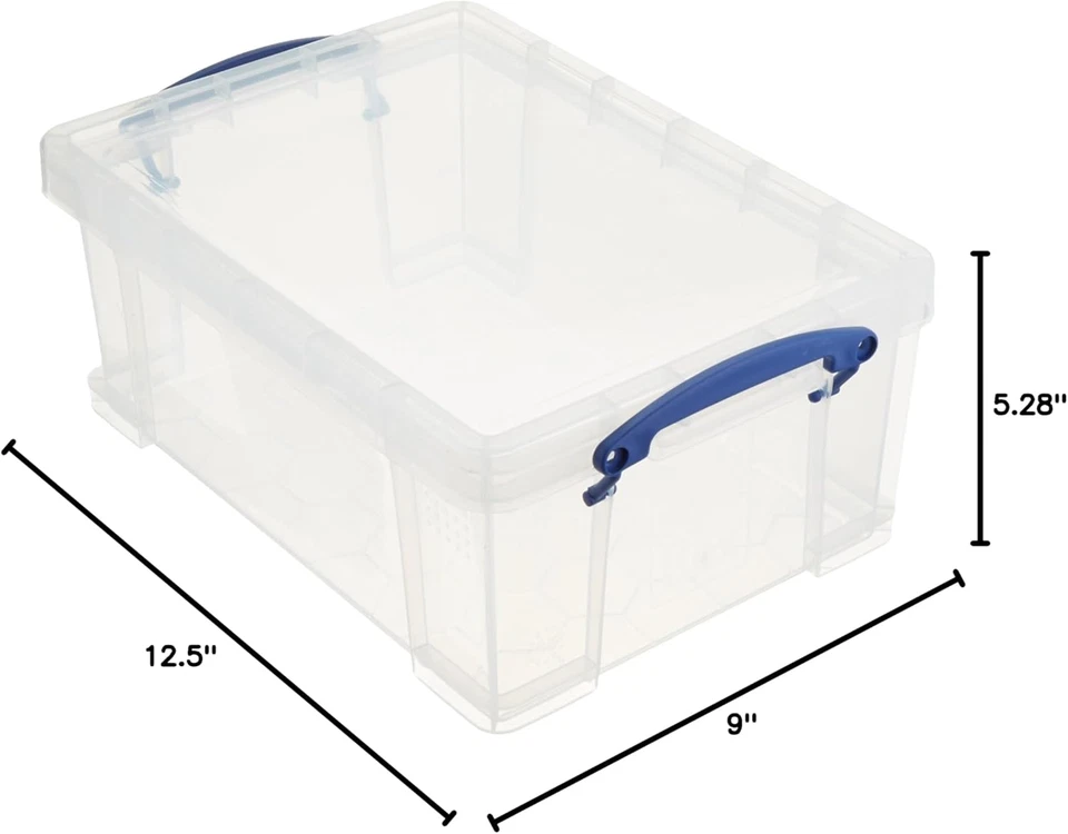 Really Useful 9.0 Liter Box, Clear - Image 2 of 4