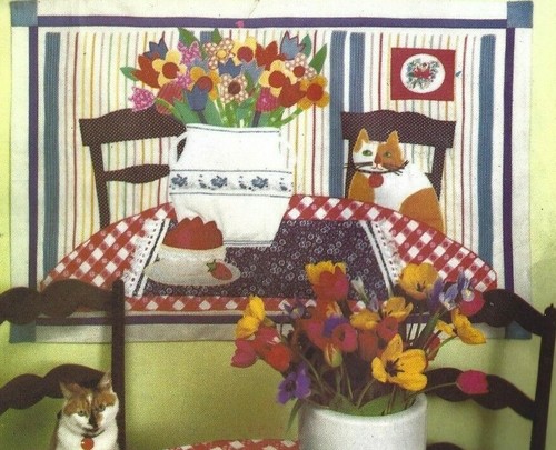 Vogue Sewing Pattern 1728, Vintage Wall hanging with Transfers, Uncut - Picture 2 of 3