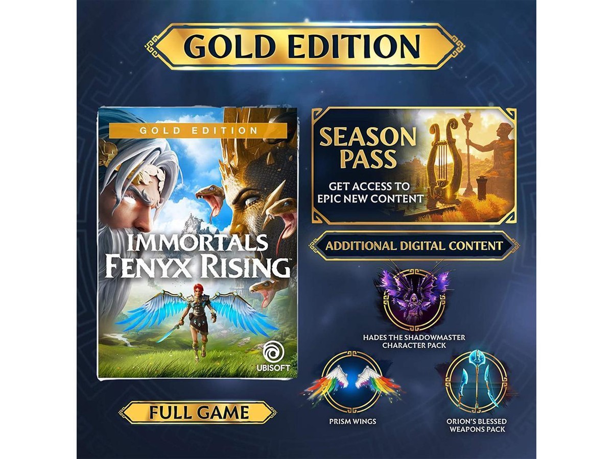 Gold Edition Phoenix Rising Game Switch Game Immortals Fenyx