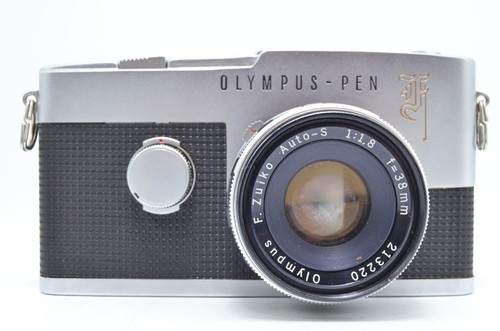 OLYMPUS PEN F 35mm Half Frame Film Camera + F.Zuiko 38mm f1.8 working from japan - Picture 3 of 17