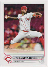 2022 Topps #631 Vladimir Gutierrez Cincinnati Reds
