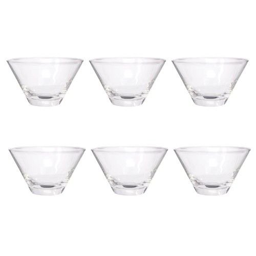 6 x Glas Dessertschalen Eisbecher Gläser Vorspeise Obst Puddingschalen - Bild 5 von 5