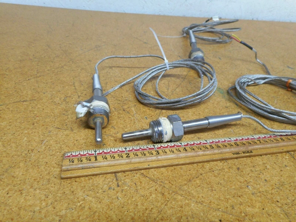 Cartuchos calefactores P13A576K1HQ de 1/4" de diámetro usados (lote de 3) Foto 3 de 4