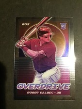 2021 Chronicles Baseball Bobby Dalbec Overdrive Rookie Card Boston Red Sox 