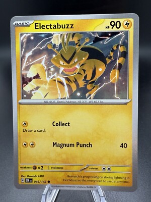 その他 Elsa Pokemon TCG - Electabuzz 46/142 - Stellar Crown 2024 | eBay