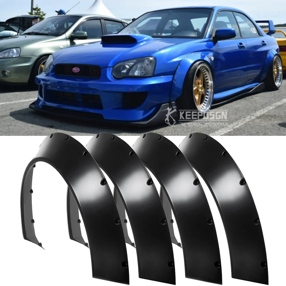 For Subaru Impreza WRX STI Fender Flares Wide Body Kit Wheel Arch