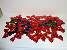 108 VINTAGE MOLDED PLASTIC BOWS ~ PACKAGE TOPPERS CRAFTS DECORATING