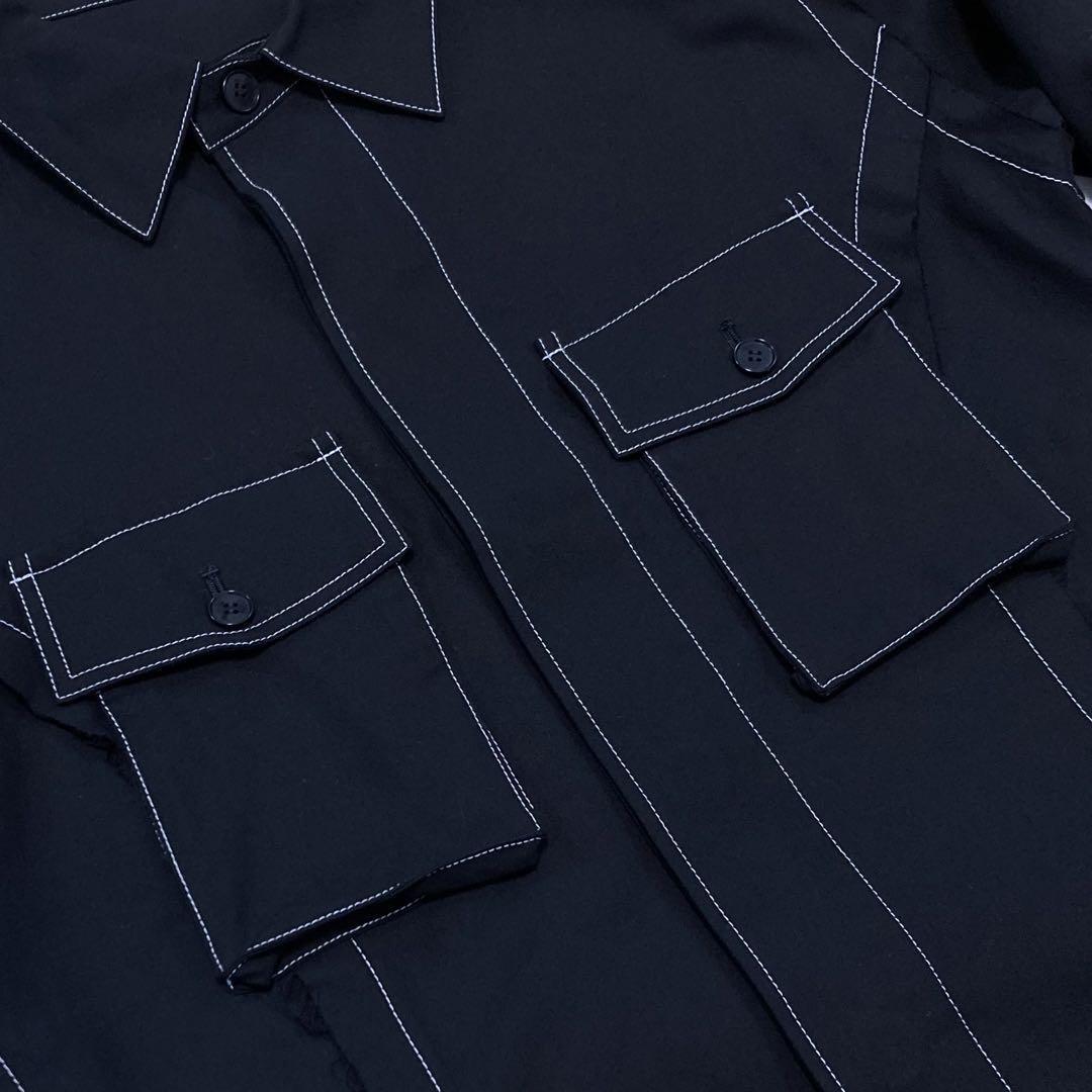 LIMI feu HIGH TWIST GABARDINE JACKET Black 2 | eBay LIMI feu HIGH TWIST GABARDINE JACKET Black 2 | eBay