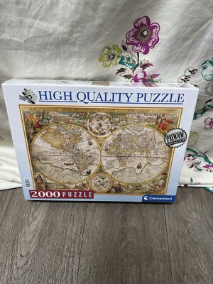 Clementoni Antike Weltkarte Puzzle - 2000 Teile (neu und versiegelt)
