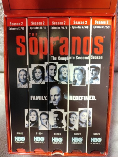 The Sopranos Complete Second and Third Seasons Box Sets VHS cassette tape - Picture 3 of 6