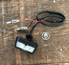 LED Mini Micro Number Plate Light Number Plate Light Motorcycle Bike Cafe Racer