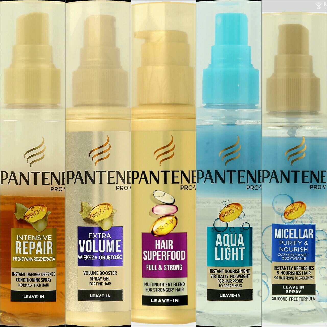 Pantene HAIR SUPERFOOD Serum / Intensive Repair AQUA LIGHT Micellar