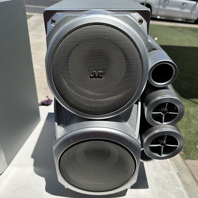 JVC SP-HXD77 Twin Giga Tube Stereo Speaker System Right+right