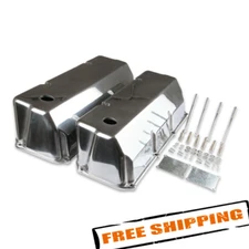 Mr. Gasket 6890G Cast Aluminum Tall Valve Covers for 71-82 Ford 351C, 351/400M