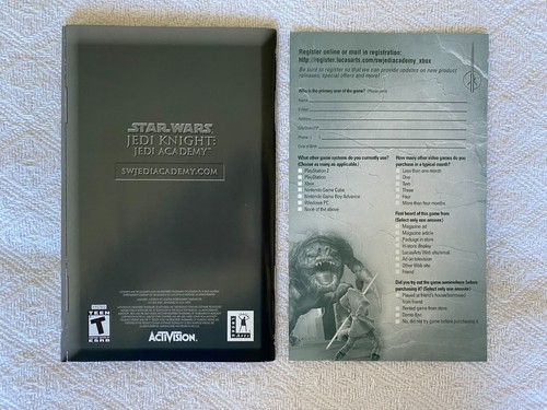 Star Wars Jedi Knight Jedi Academy XBOX - NTSC-U/C USA VGC CIB - Tracked - Picture 9 of 10