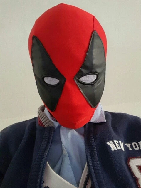 Deadpool Mask Cosplay Costume Full Face Superhero Cosplay Halloween Props Adult - Image 2 of 4