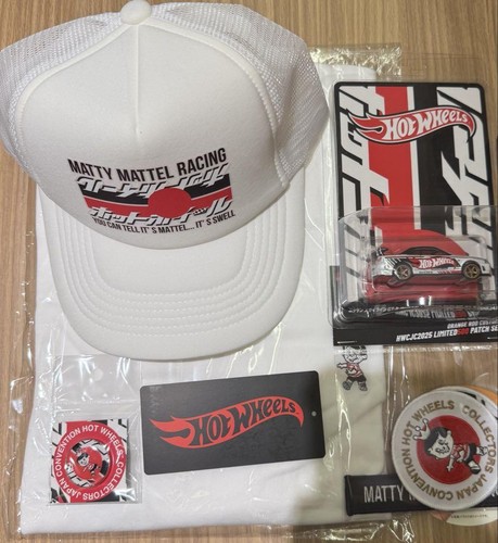 HOT WHEELS 2025 JAPAN CONVENTION complete Set SKYLINE GT-R BNR34 T-Shirts M size - Picture 10 of 16
