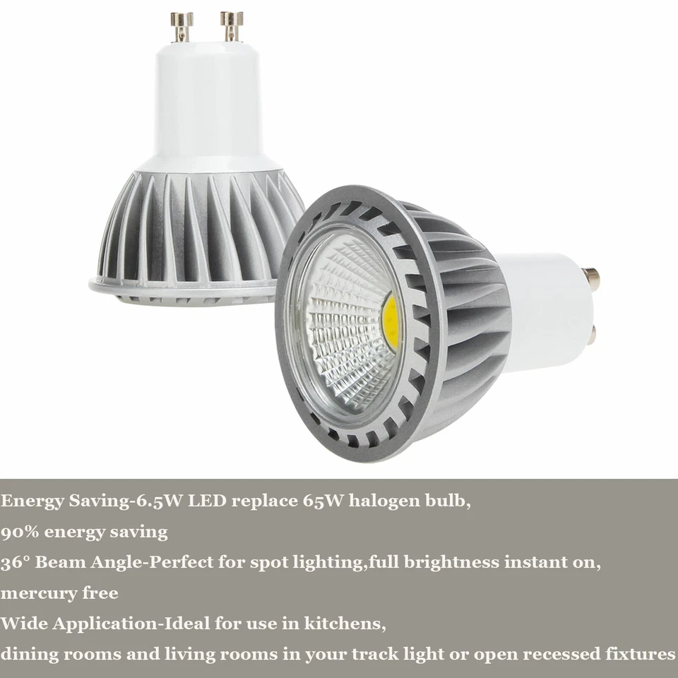 Bright MR16 Dimmable LED COB Spotlights Bulb GU10 E27 15W  Replace 100W Halogen - Image 2 of 4