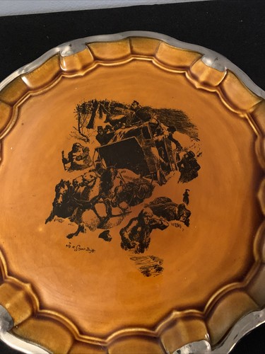 Ridgeways England~Scenes From "Coaching Days & Coaching Ways" 12.5” Platter - Picture 2 of 6