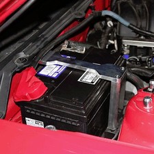 FITS 05-09 FORD MUSTANG GT BRUSHED BILLET BATTERY HOLD DOWN