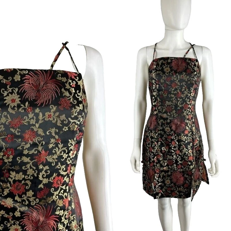 Clubwear Synthetic Vintage Dresses for Women