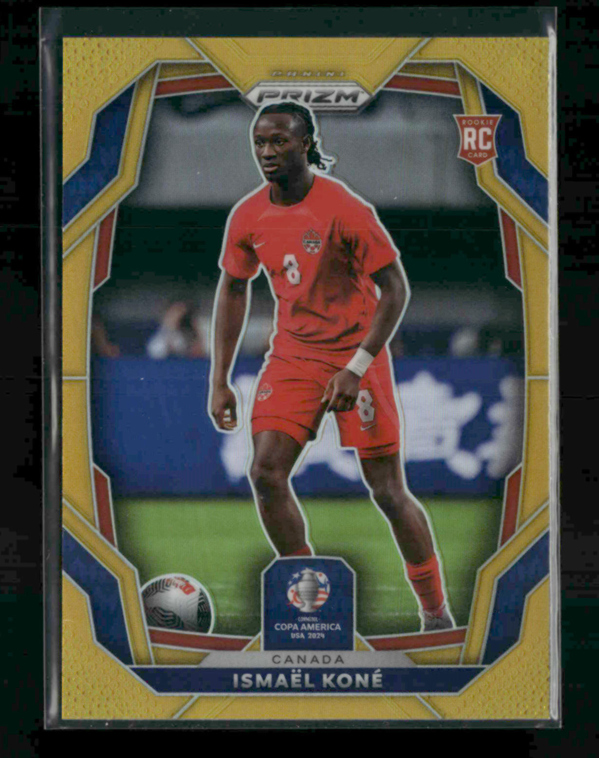 Ismael Kone RC 2024 Panini Prizm Conmebol Copa America Gold Prizm 02/10