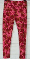 Lularoe Leggings Pink  Red Hearts Size One Size New