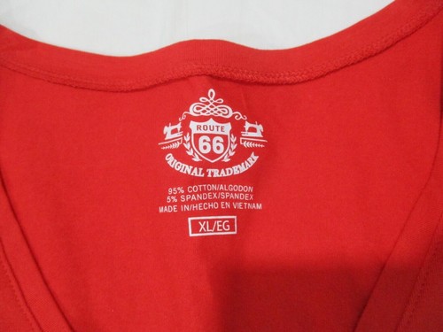 Womens route 66 orange shirt sz m - Picture 2 of 2