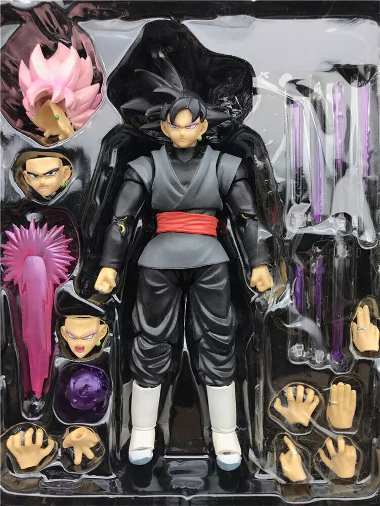 S.H.Figuarts Action Figure 6'' Goku Gokou Black Super Saiyan Rose