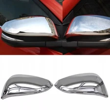ABS Chrome Mirror Covers Overlay For 2014-2024 Toyota 4Runner Highlander RAV4 