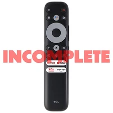 TCL Remote Control (RC902N FMR1) with Netflix/Youtube Hotkeys - No Remote Door
