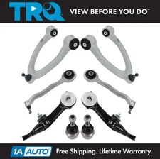TRQ 8 Piece Suspension Kit Upper Lower Control Arms Ball Joints for Mercedes