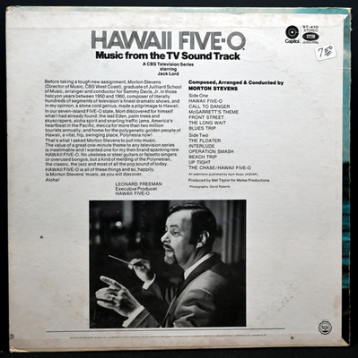 Hawaii Five‑O Original TV Soundtrack Capitol ST‑410 12