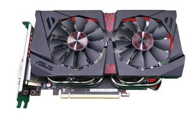 ASUS NVIDIA GeForce GTX 960 Graphics Card STRIX-GTX960-DC2OC-4GD5 GDDR5 4GB