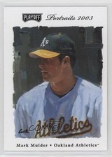 2003 Playoff Portraits Beckett Insert Sample Mark Mulder #57 0jk5