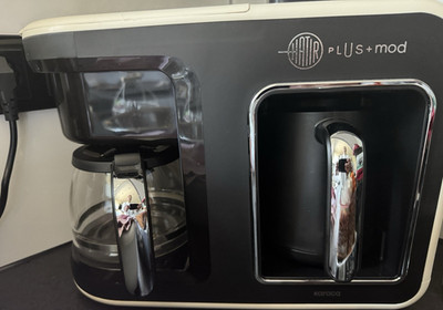 Karaca Hatır Plus+mod Filter-Kaffeemaschine für Kaffeepulver mit Glaskanne