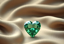 2 Ct Heart Cut Green Diamond Natural D Grade VVS1 Certified Gemstone