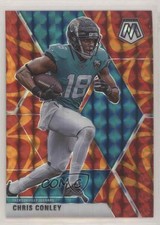 2020 Panini Mosaic Reactive Orange Mosaic Prizm Chris Conley #101 0x1