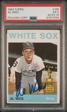 1964 Topps #168 Al Weis RC Auto PSA/DNA PSA 5 Autograde 10