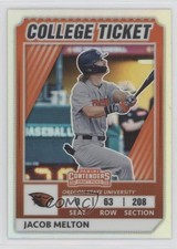 2022 Elite Extra Edition College Tickets Optic Holo Prizm Jacob Melton zg6