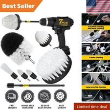 7Pack Drill Brush Attachment Set-Car Interior Detailing Kit Power Scrubber Brush