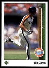 Bill Doran 1989 Upper Deck #101 Astros MLB READ FREE SHIPPING AutographDen